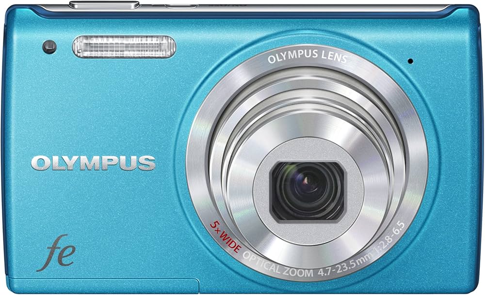 Amazon | OLYMPUS デジタルカメラ FE-5050 ブルー 光学5倍ズーム FE