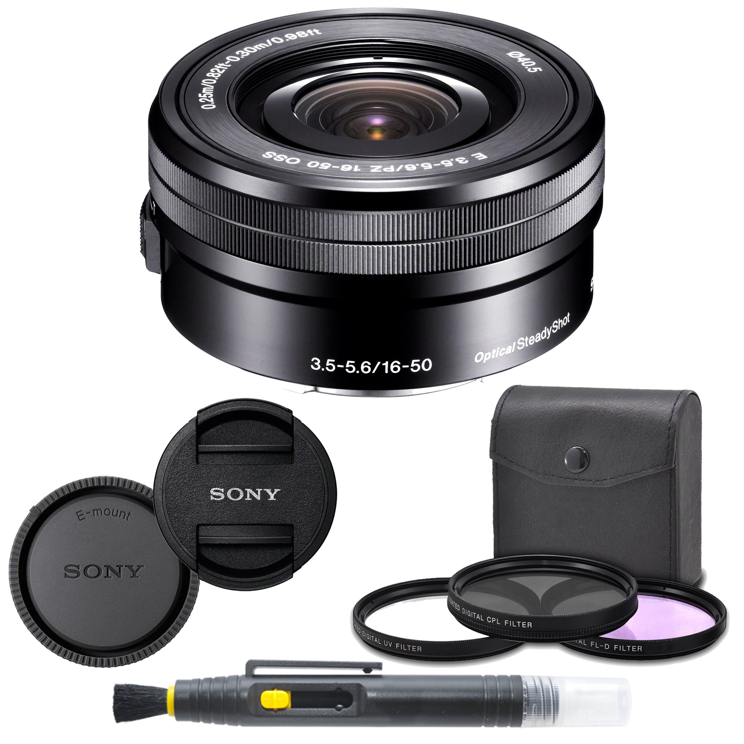 Amazon | Sony SELP1650 16-50mm パワーズームレンズ (ブラック) + 7点