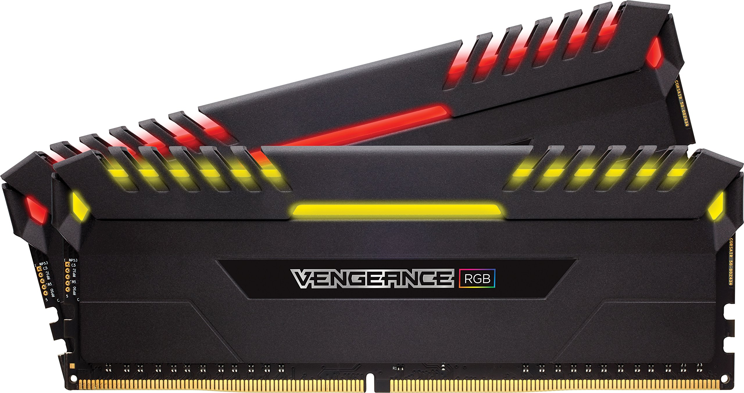 CORSAIR VENGEANCE RGB 16GB (2x8GB) DDR4 3000MHz C15 Desktop Memory
