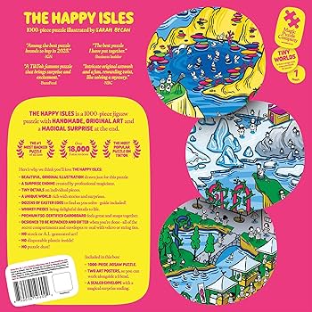 Amazon.com: The Happy Isles • 1000-Piece Jigsaw Puzzle from The