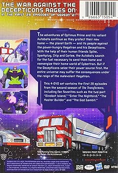Amazon.com: Transformers: More Than Meets The Eye! Season 2 Vol. 1