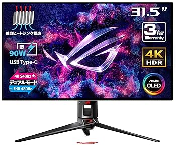 Amazon.co.jp: ASUS 有機EL 4K ゲーミングモニター ROG Swift OLED