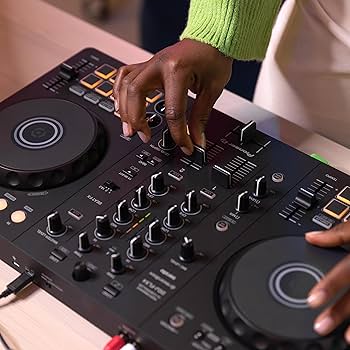 Pioneer DJ DDJ-FLX4 2 decks Rekordbox e Serato DJ Controller