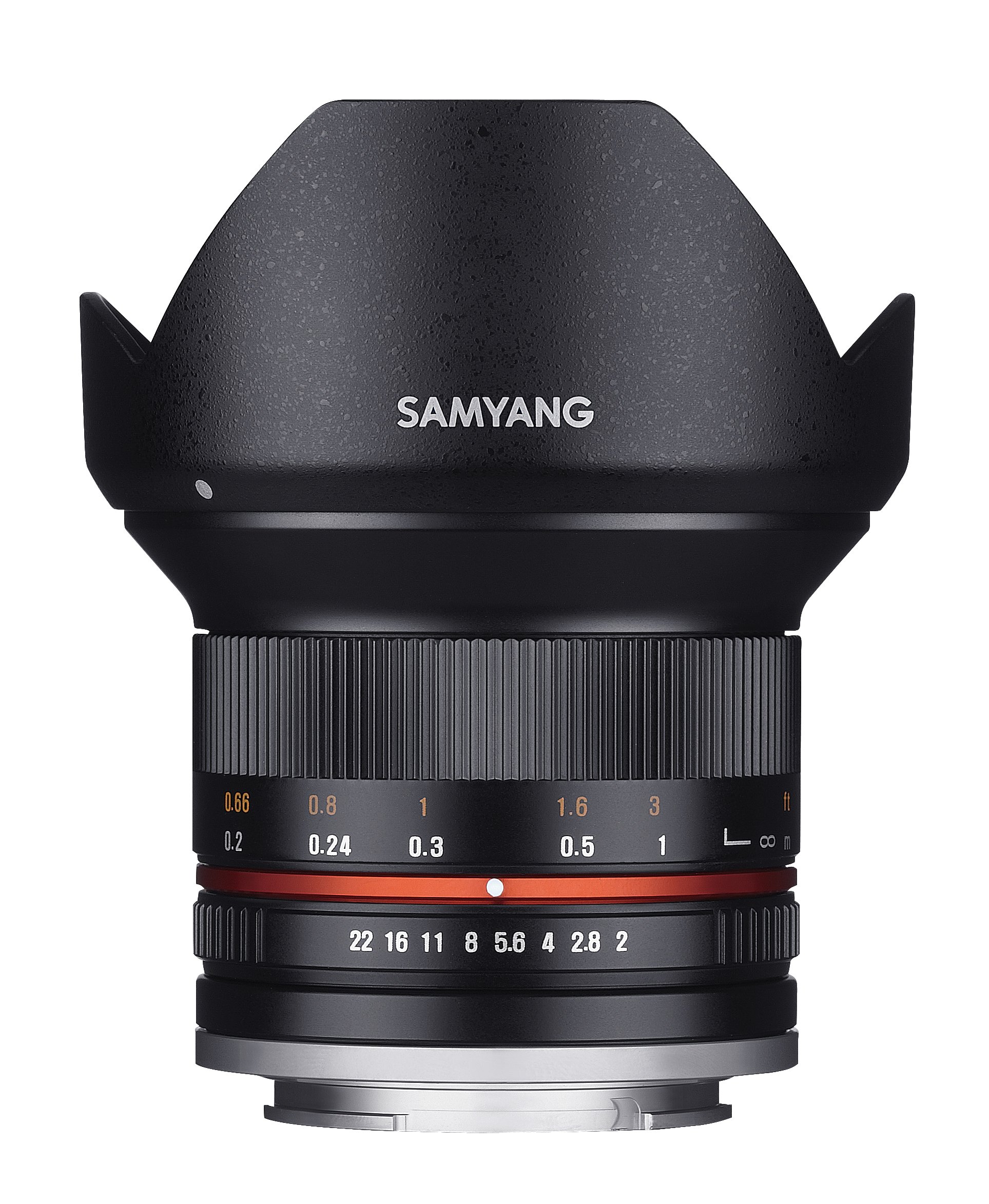 Amazon.com : Samyang SY12M-E-BK 12mm F2.0 Ultra Wide Angle Lens