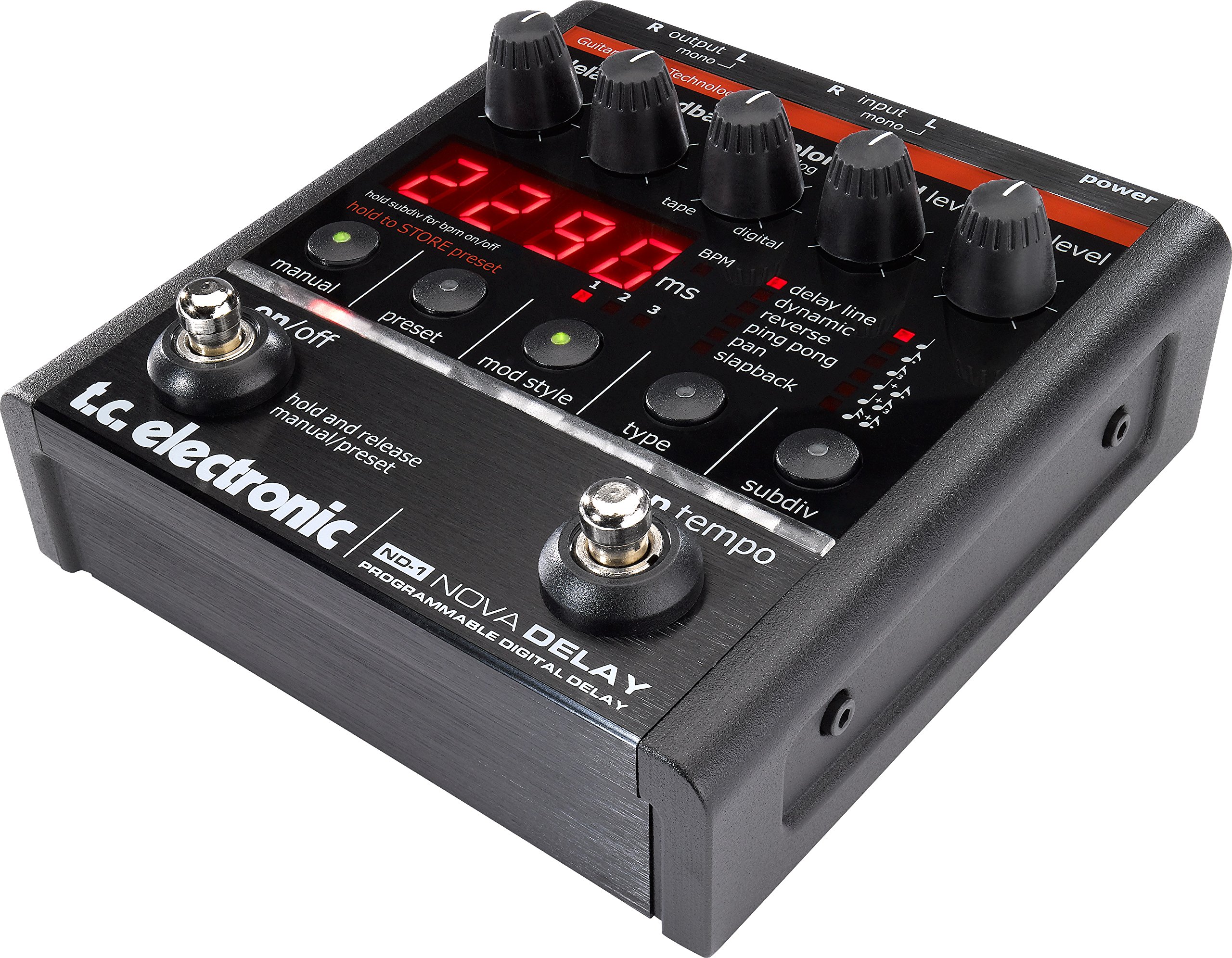 Amazon.com: TC Electronic ND-1 Nova Delay Guitar Pedal : Musical