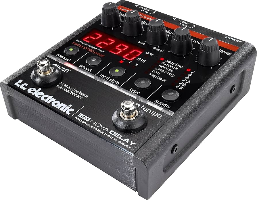 Amazon.com: TC Electronic ND-1 Nova Delay Guitar Pedal : Musical