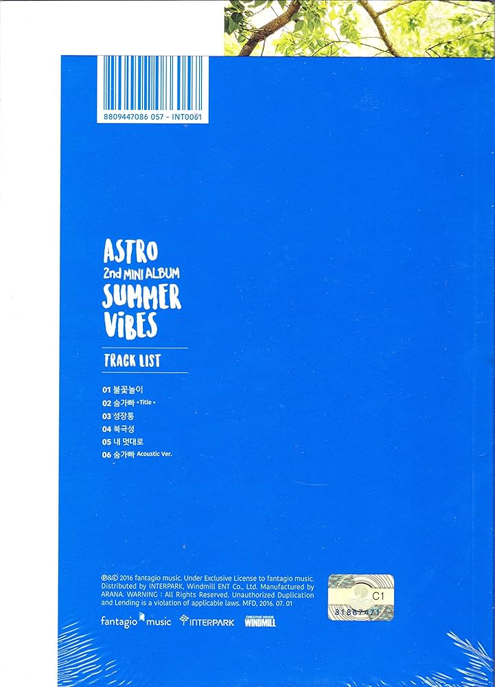 Amazon.co.jp: 2ndミニアルバム - Summer Vibes (韓国盤): ミュージック