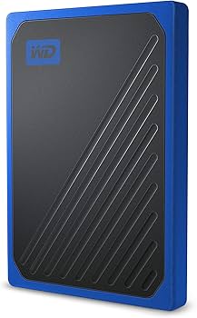 Amazon.co.jp: WD ポータブルSSD 2TB USB3.0 ブルー My Passport Go 外