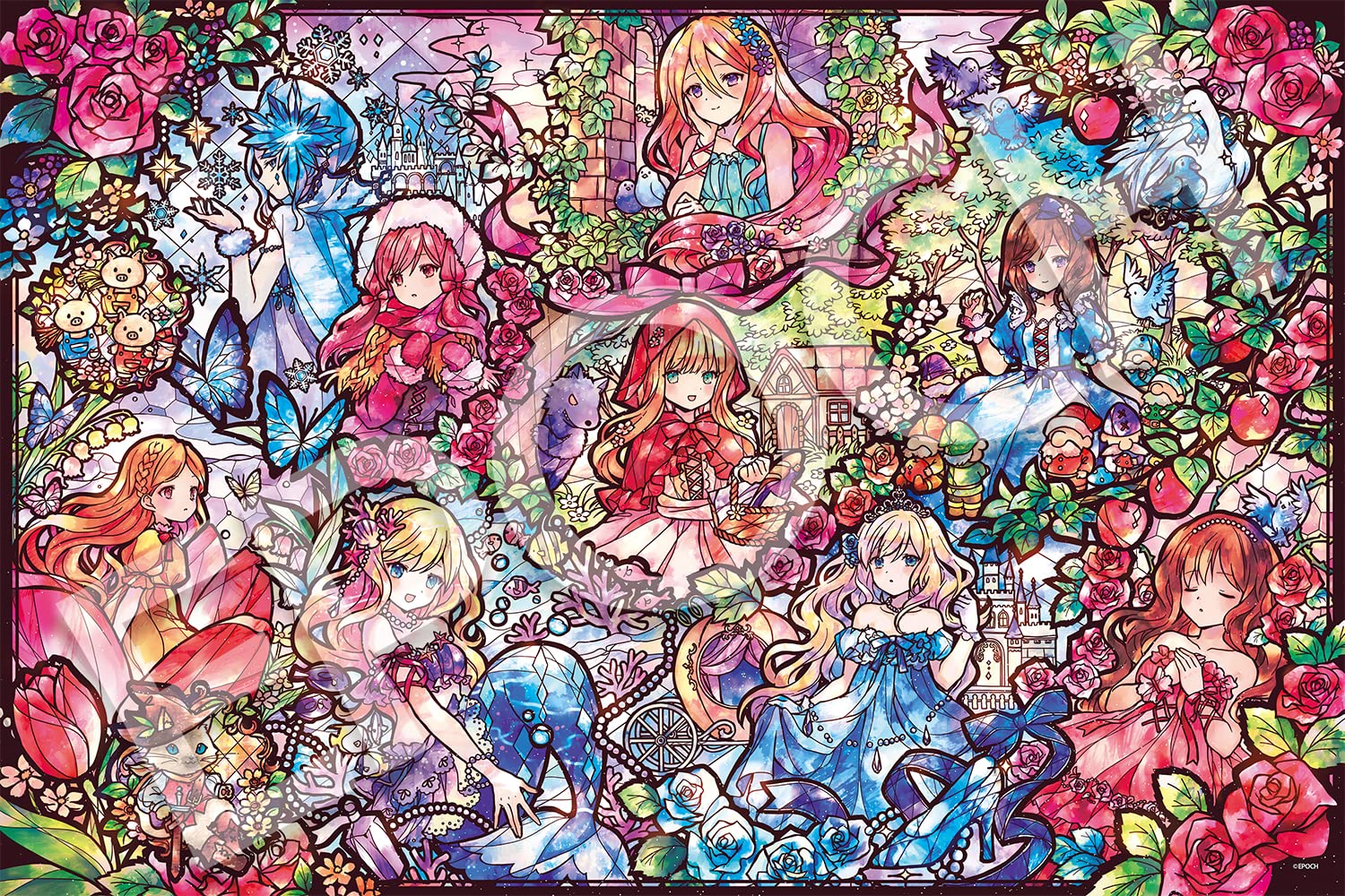 Amazon | エポック社 1000ピース ジグソーパズル イラスト/アート