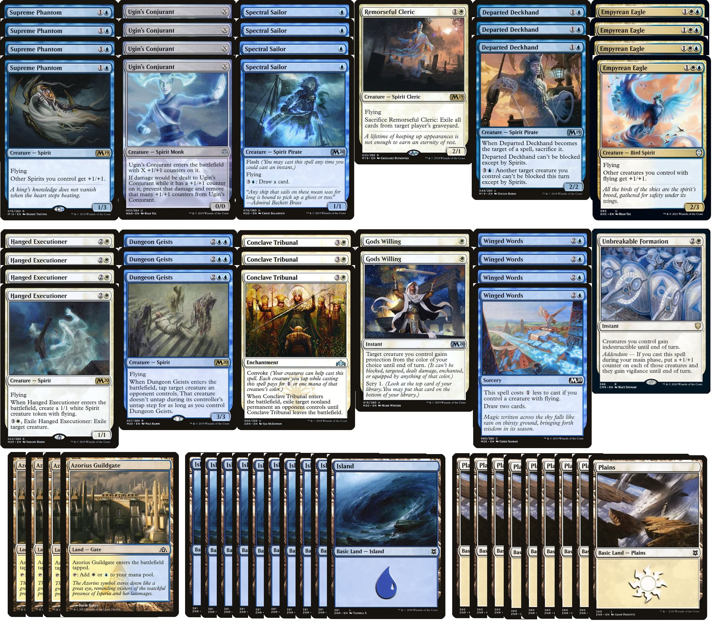 Amazon.co.jp: スピリットデッキ - ブルーホワイト - 非常に強力