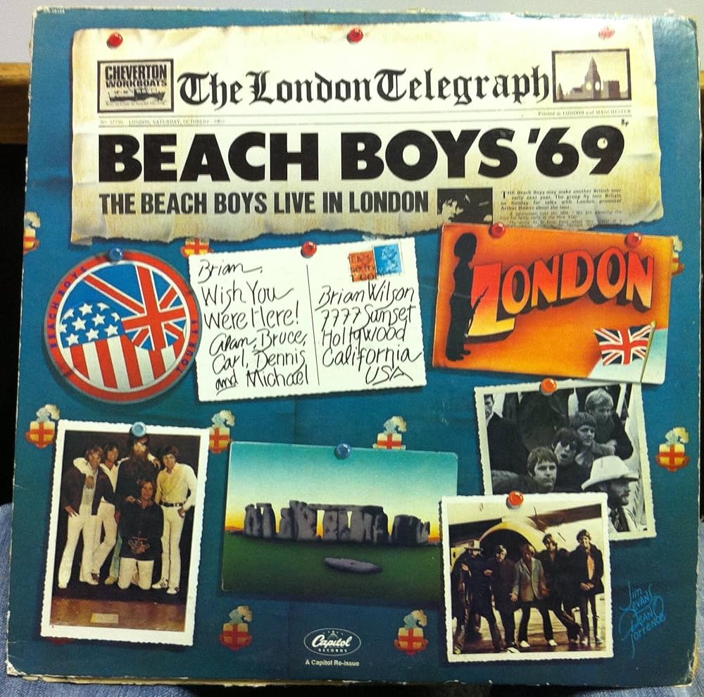Amazon.com: THE BEACH BOYS LIVE IN LONDON 1969 vinyl record: CDs