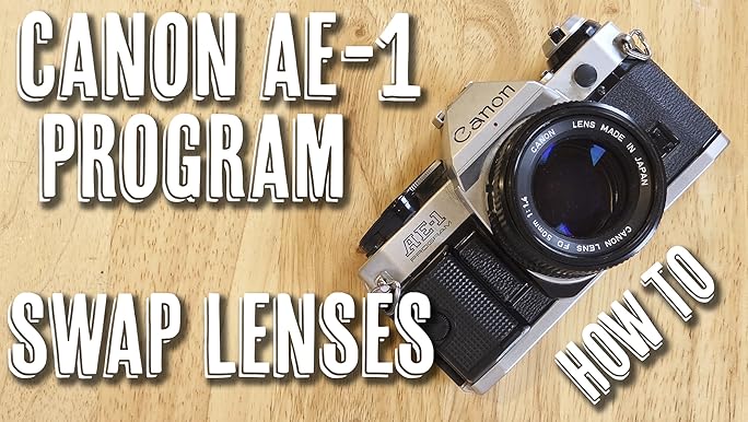 Amazon.com : Canon AE-1 Program 35mm SLR Camera with 50mm 1:1.8