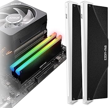 Amazon.co.jp: EZDIY-FAB 新しいバージョン RGB RAM 冷却 メモリ