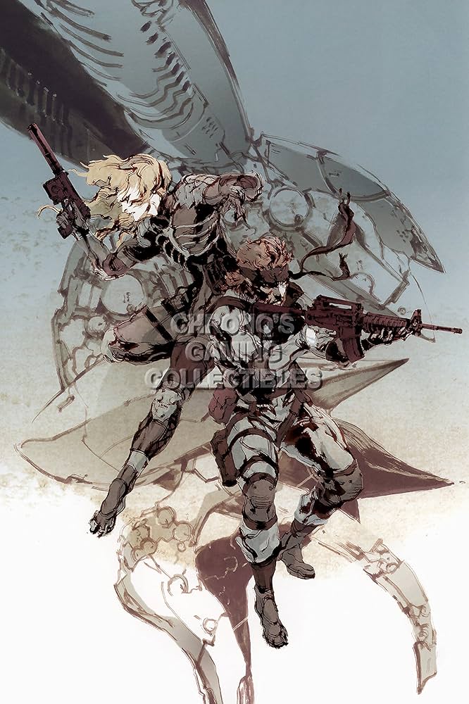 Amazon｜CGC Hugeポスター – メタルギアソリッド2 ps2 ps3 – mgs207 24