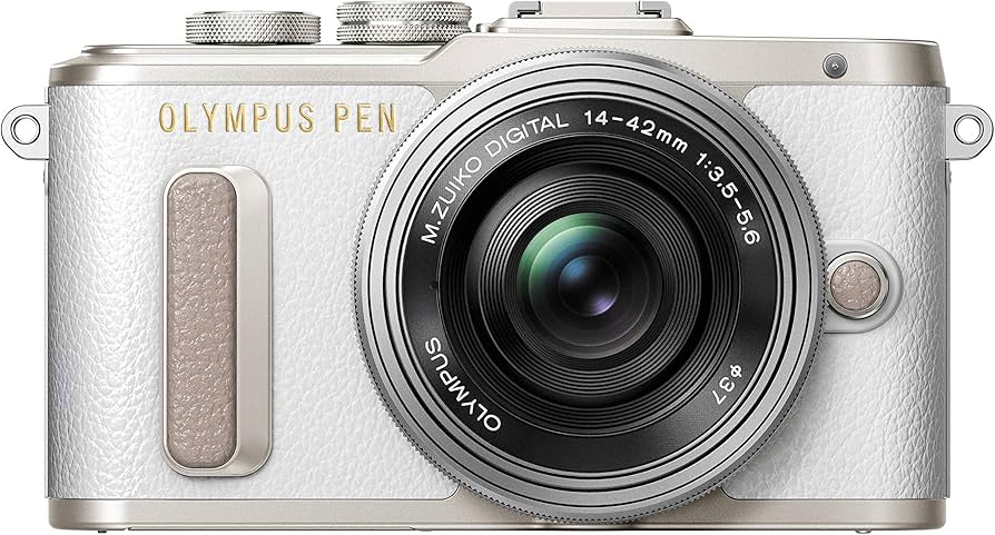 Amazon.com : OLYMPUS PEN E-PL8 14-42mm EZ lens kit [White