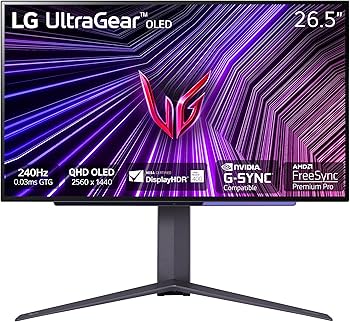 Amazon.com: LG ‎27GS95QE 27-inch Ultragear OLED Gaming Monitor QHD