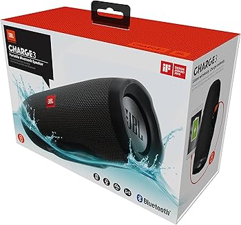 Amazon.co.jp: Jbl Charge 3 Negro Altavoz Bluetooth Resistente Al