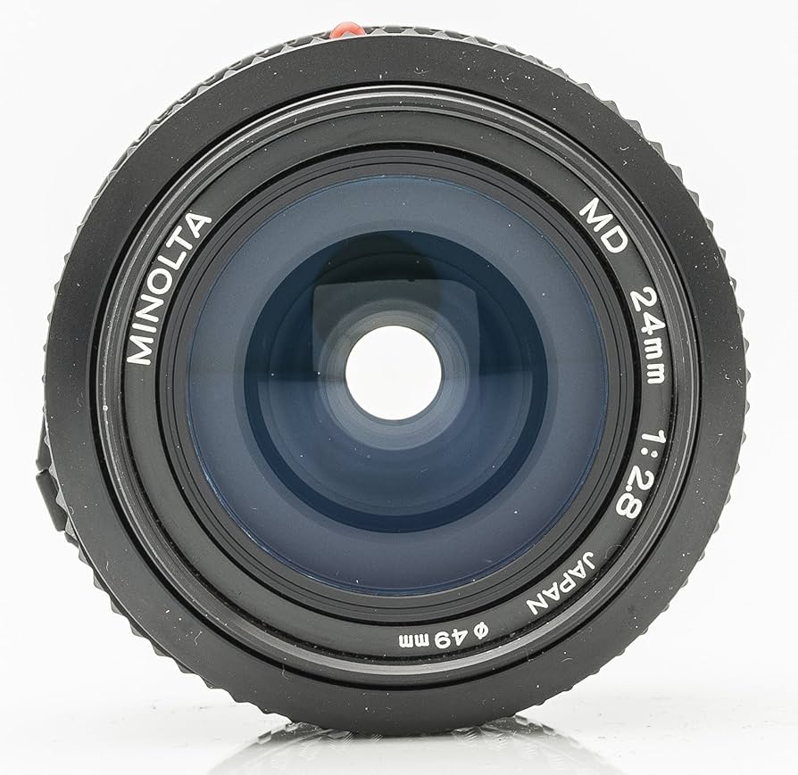 Amazon | Minolta MF レンズ MD 24mm F2.8 | ビデオカメラ用交換レンズ