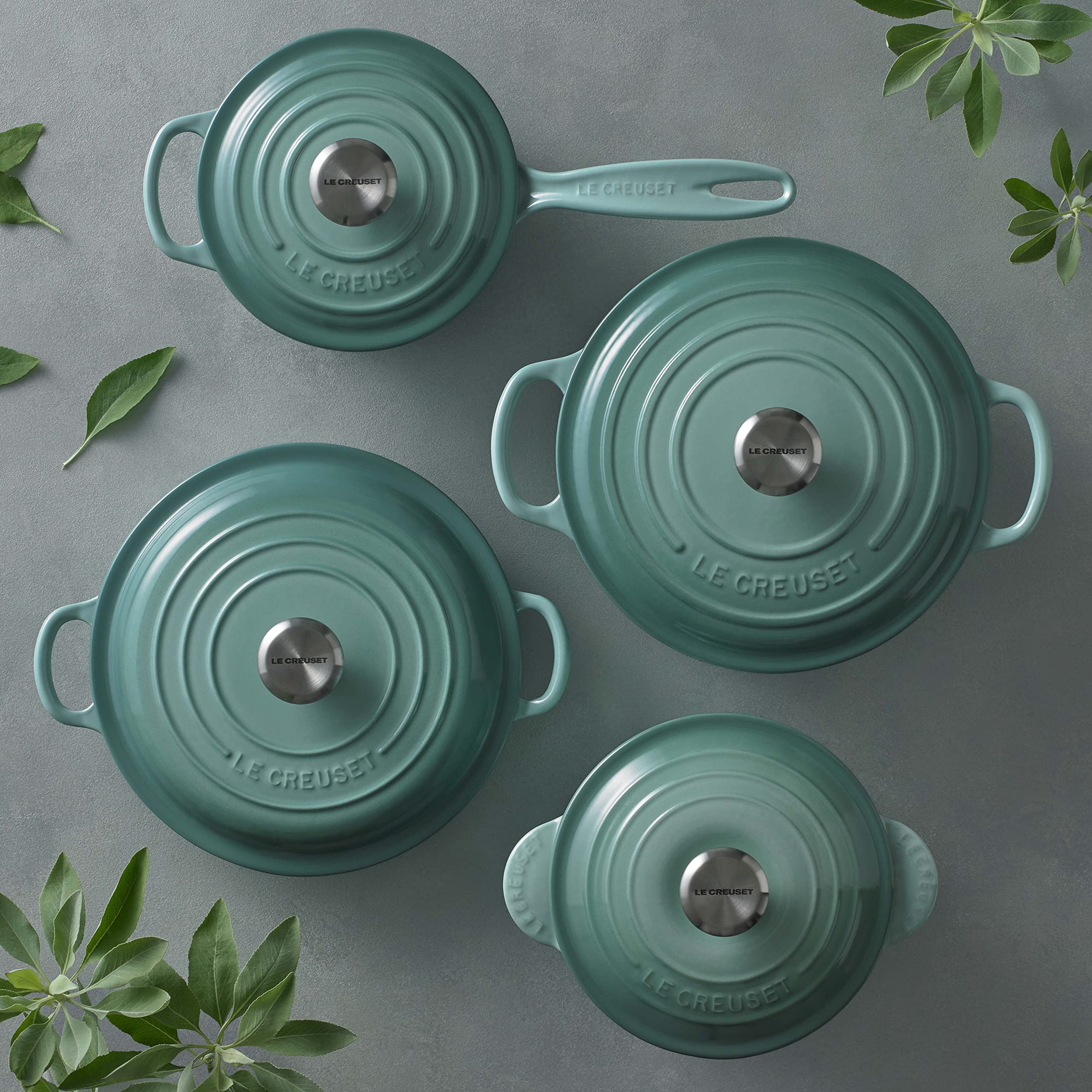 LE CREUSET ルクルーゼ鍋 片手鍋ソースパン16cm セージ