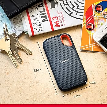 Amazon.com: SanDisk 8TB Extreme Portable SSD - Up to 1050MB/s, USB