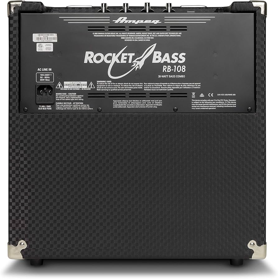 Amazon.com: Ampeg Rocket Bass RB108 Bass Combo 1x8 30 Watts