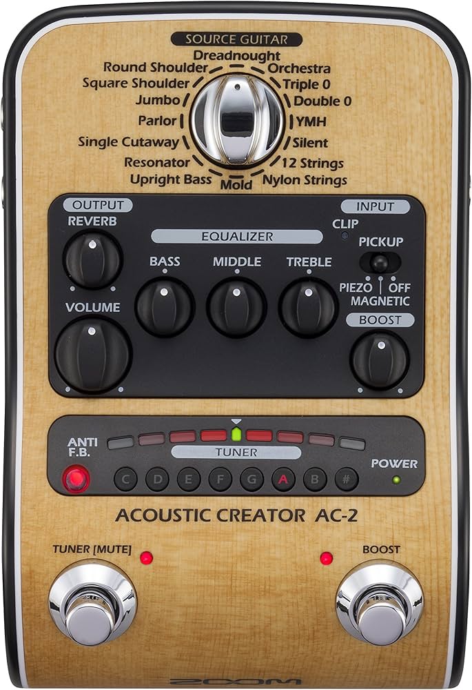 Amazon.com: Zoom AC-2 Acoustic Creator Pedal : Musical Instruments