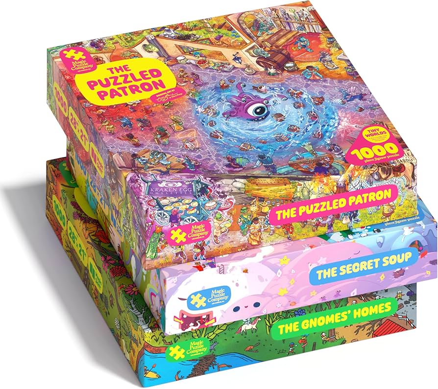 Amazon | Magic Puzzle Company マジックパズル 3個パック シリーズ3