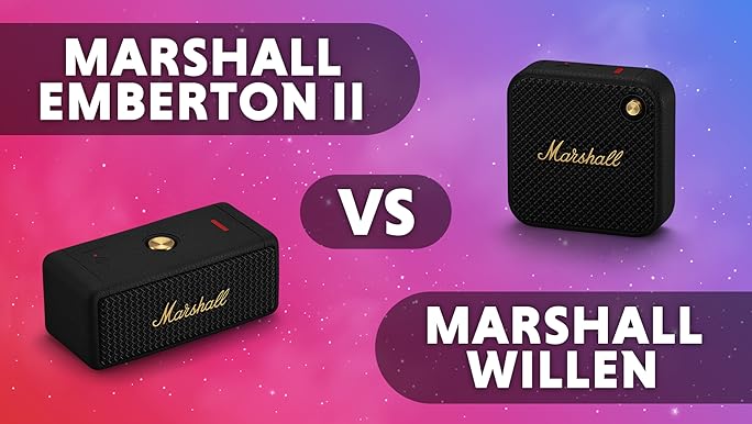 Amazon.com: Marshall Willen Portable Bluetooth Speaker - Black