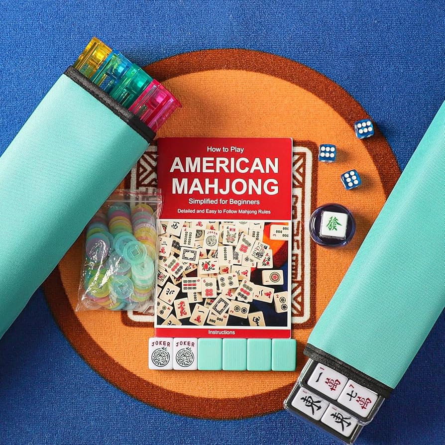 Amazon.com: GUSTARIA American Mahjong Game Set, 166 Light Green