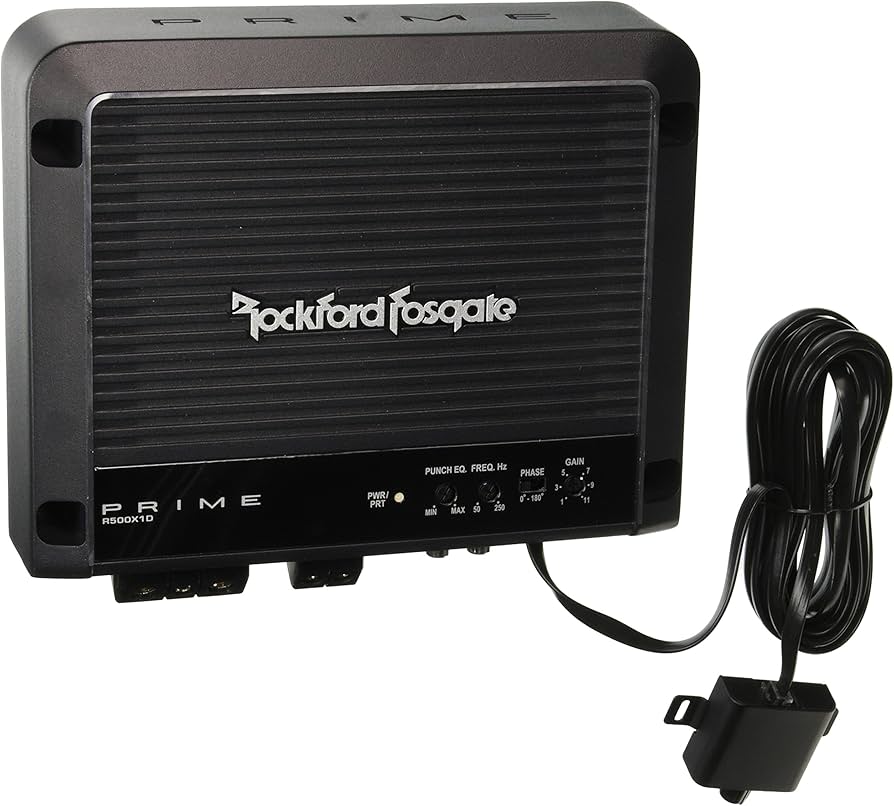 Amazon.com: Rockford Fosgate R500X1D Prime 1-Channel Class D