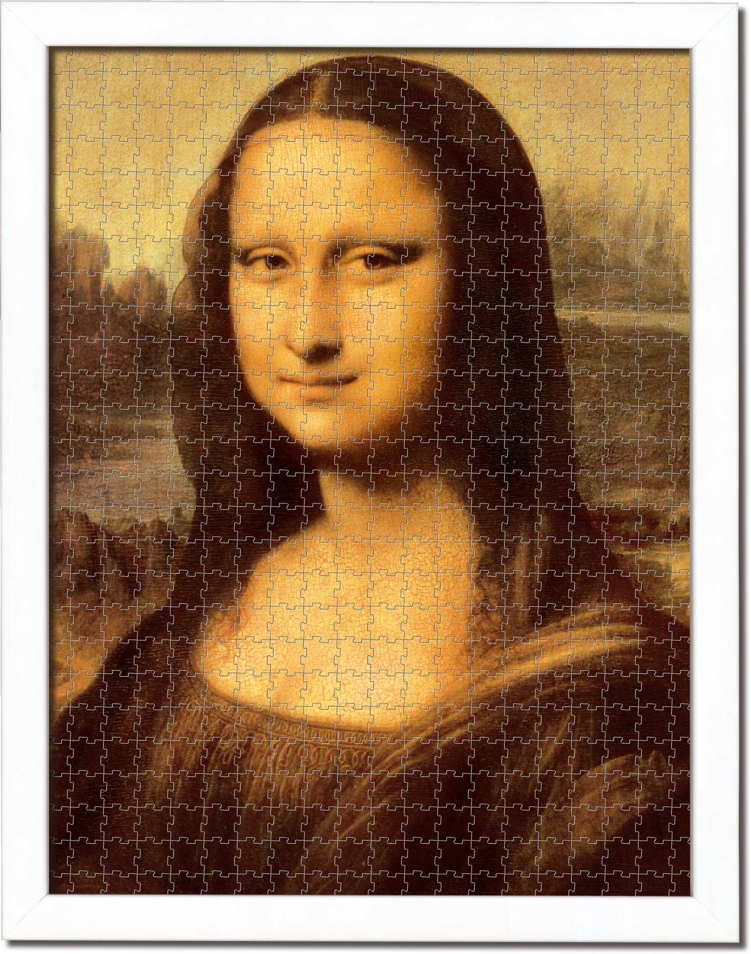 世界最小サイズ ジグソーパズル ルーペで探せ! モナリザ⭐︎モザイク