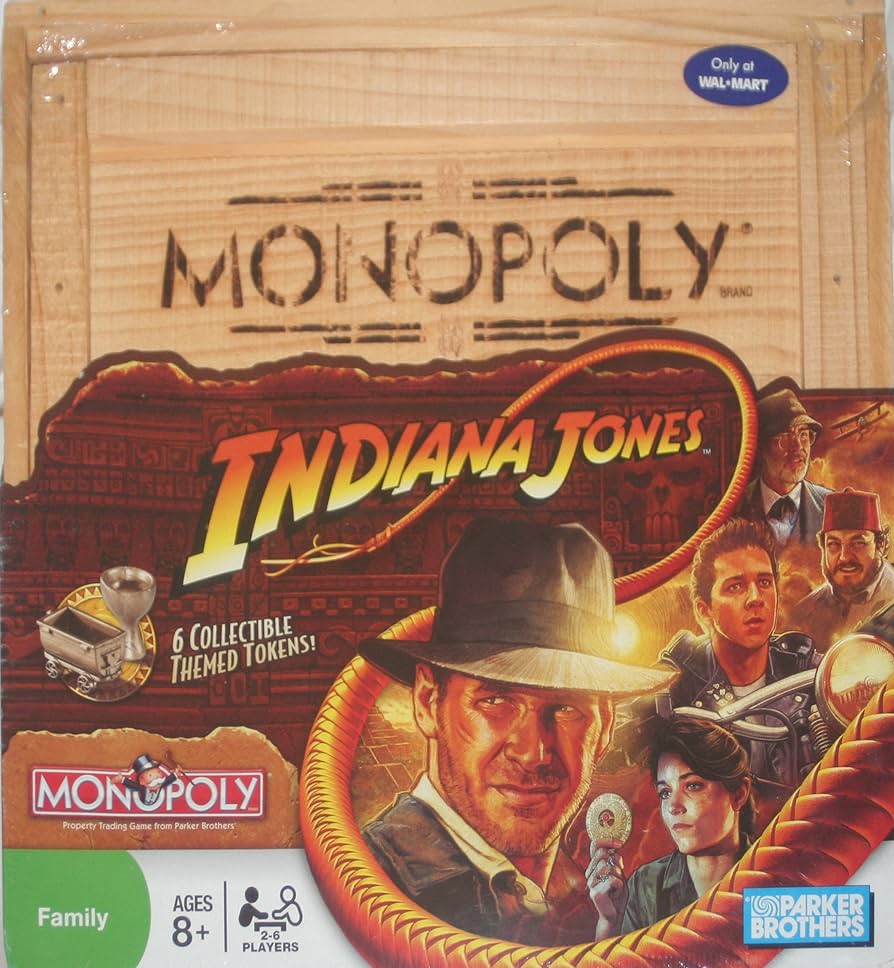 Amazon.com: Monopoly Indiana Jones Edition : Toys & Games