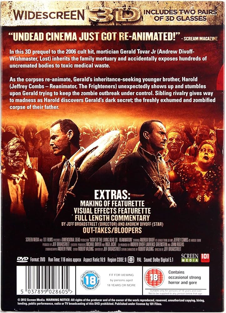 Amazon.com: Night of the Living Dead Re-animation [DVD - Includes