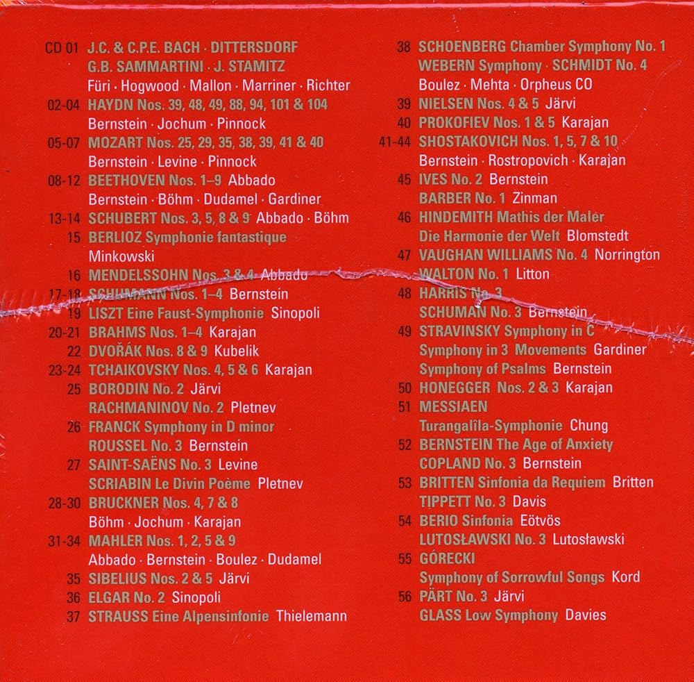 Various Artists - 100 Great Symphonies[56 CD][Limited Edition