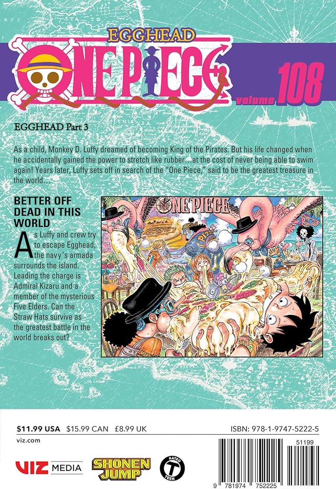 Amazon | One Piece, Vol. 108 | Oda, Eiichiro | Fantasy