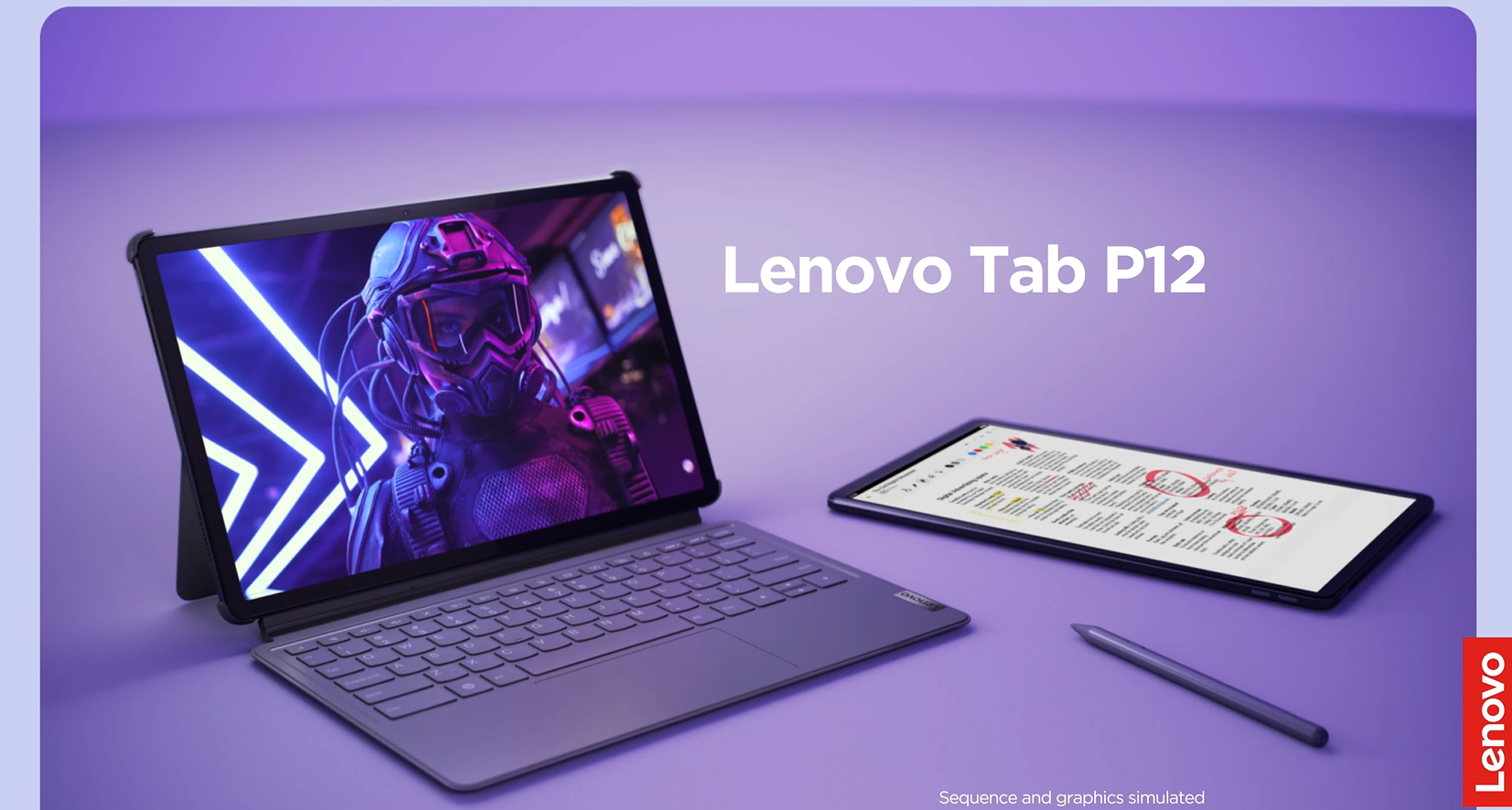 Amazon.co.jp: Lenovo Tab P12 タブレット (12.7インチ ワイドパネル