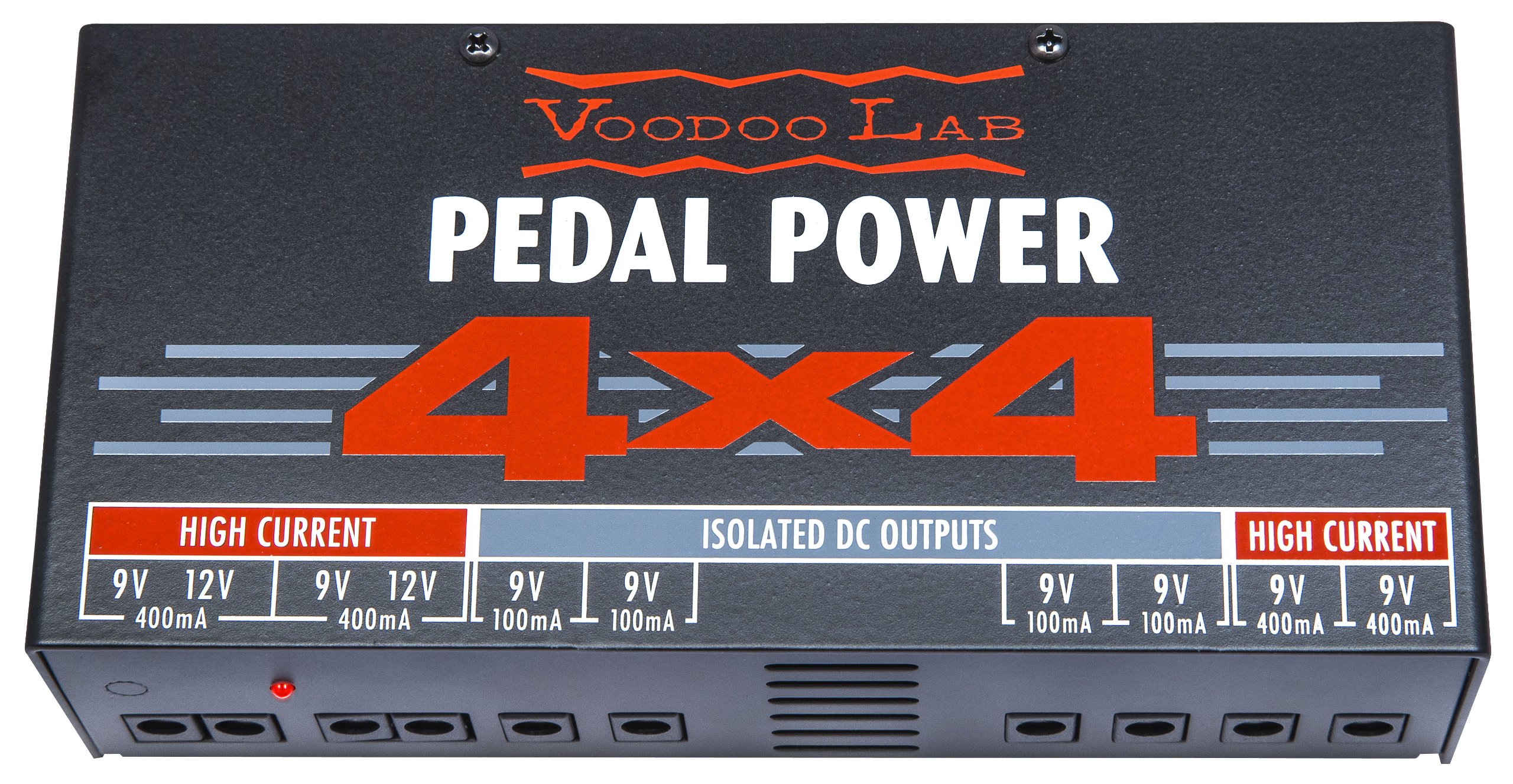 Voodoo Lab Pedal Power 4X4 Isolated Power Supply, Multicolored