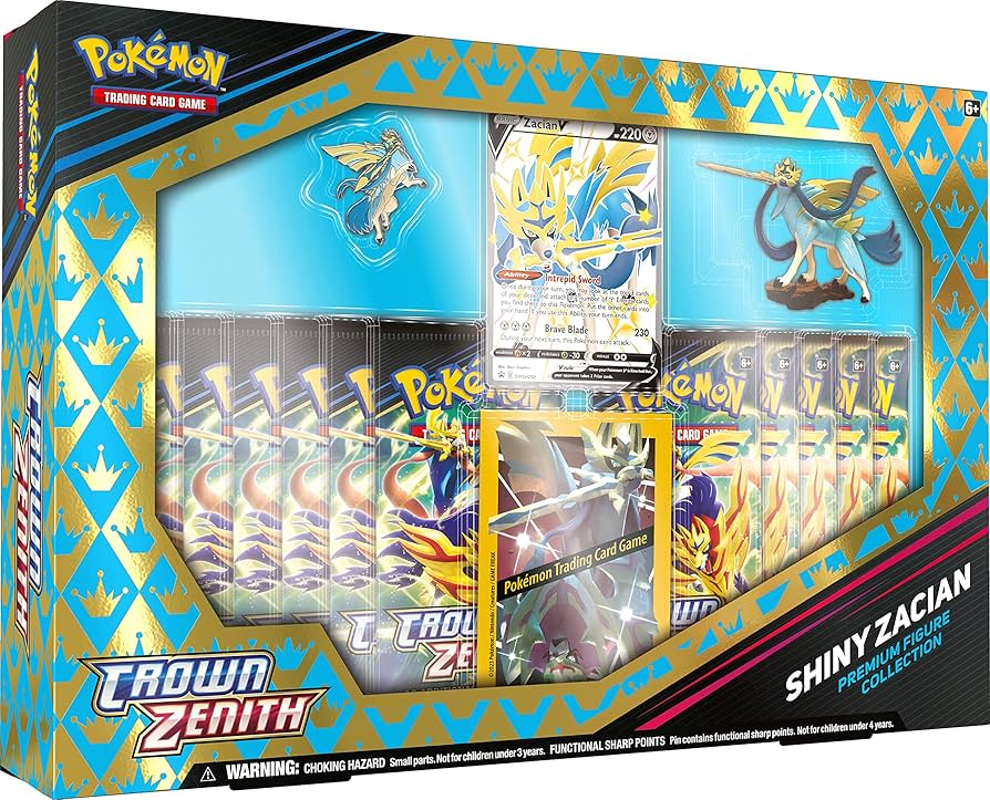 Amazon.com: Pokemon Crown Zenith Shiny Zacian Premium Figure