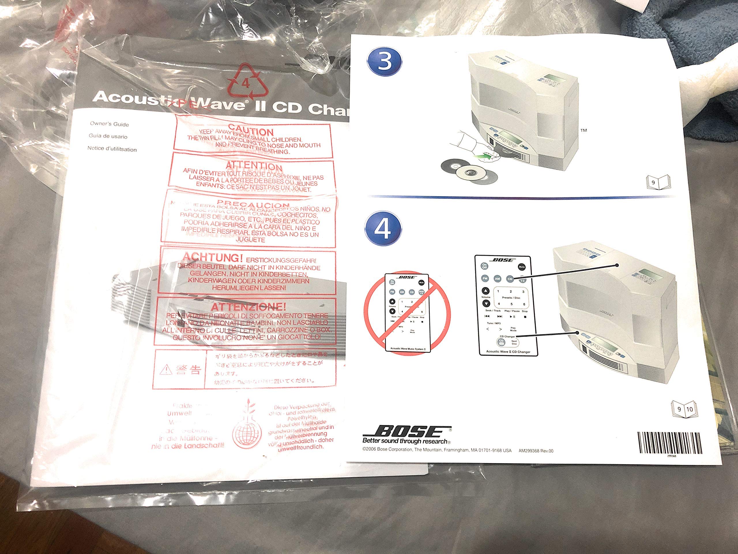 Bose Acoustic Wave Music System II + Acoustic Wave System II 5-CD