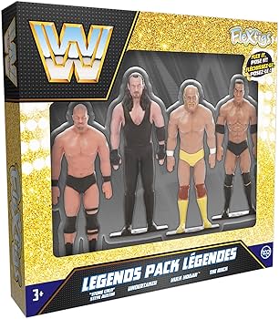Amazon.co.jp: FleXfigs: WWE Legends - 4 キャラクターパック