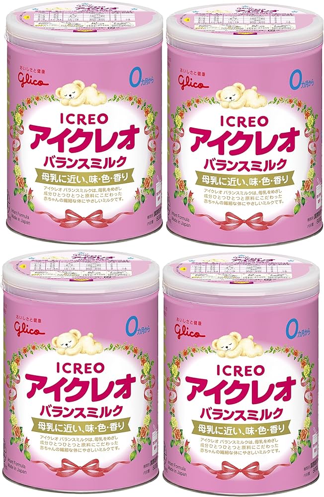 Amazon.co.jp: 【旧品】アイクレオ バランスミルク 800g×4缶 粉ミルク