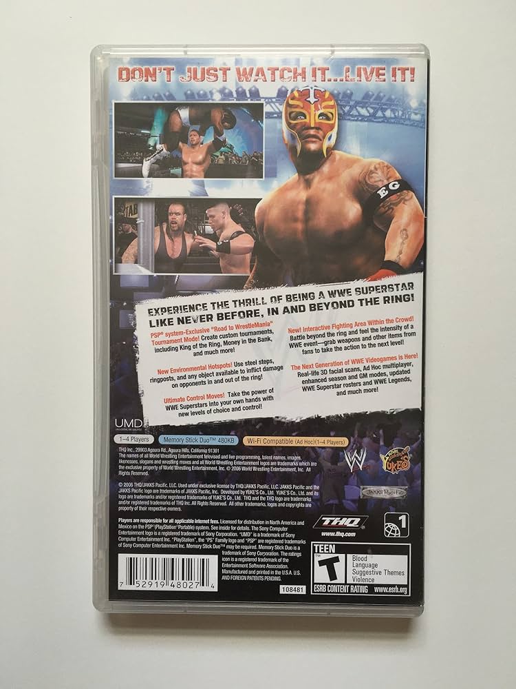 Amazon | WWE Smackdown vs Raw 2007 (輸入版) - PSP | ゲームソフト