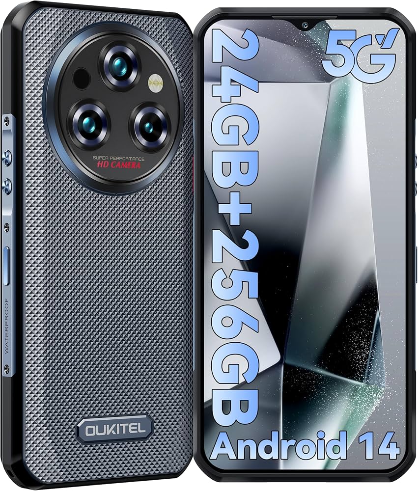 Amazon | OUKITEL WP35 Android14 5G simフリー スマホ 本体 24GB RAM+