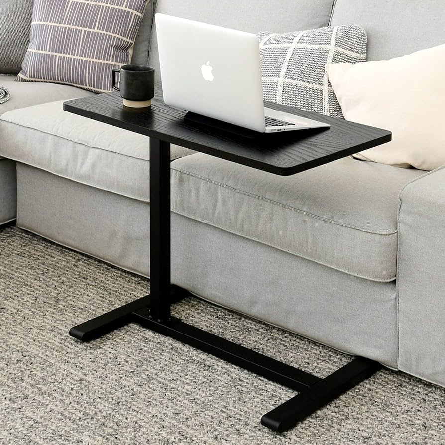 Amazon.co.jp: 山善(YAMAZEN) 昇降式 サイドテーブル 高さ60-95㎝ 4cm