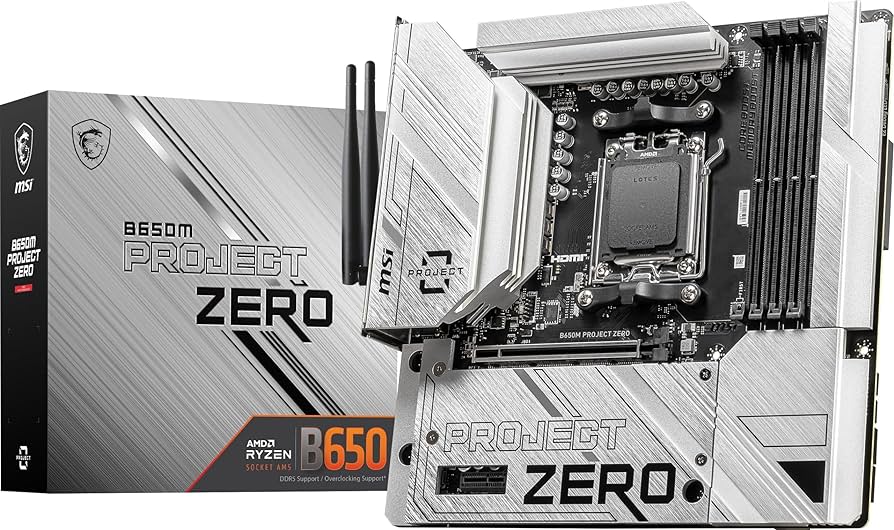 Amazon.com: MSI B650M Project Zero Gaming Motherboard (AMD Ryzen