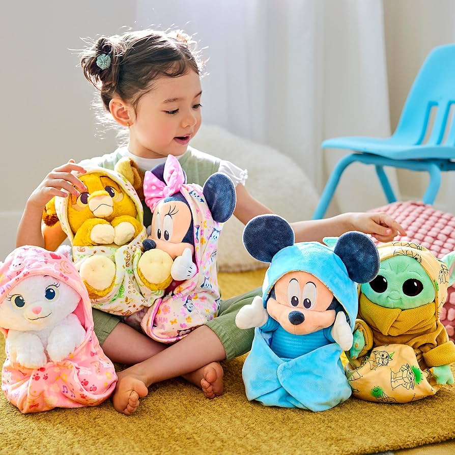 Amazon.co.jp: ディズニー ミニーマウス ぬいぐるみ おくるみ 赤ちゃん