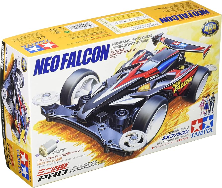 Amazon.com: Tamiya Mini 4WD PRO 17 1/32 Scale Neo Falcon MS