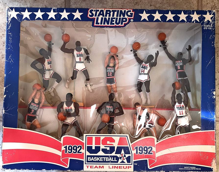 Amazon.co.jp: STARTING LINEUP USA 1992 BASKET BALL TEAM LINEUP