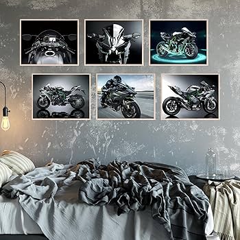 Amazon.co.jp: Bigwig Prints Kawasaki Ninja H2R ポスター
