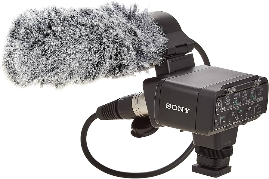 Amazon.com : Sony XLR-K2M Adaptor Kit with Microphone : Electronics